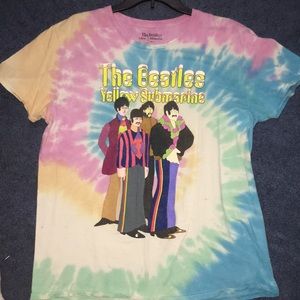 Beatles Yellow Submarine Tie Die T Shirt